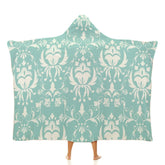 Buysing Customerized Personalized Hoodie Blanket Custom Valentine's Day Gift for Mom Dad Girlfriend Boyfriend Wife Husband-green