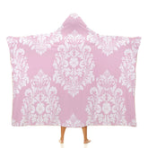 Buysing Customerized Personalized Hoodie Blanket Custom Valentine's Day Gift for Mom Dad Girlfriend Boyfriend Wife Husband-PINK