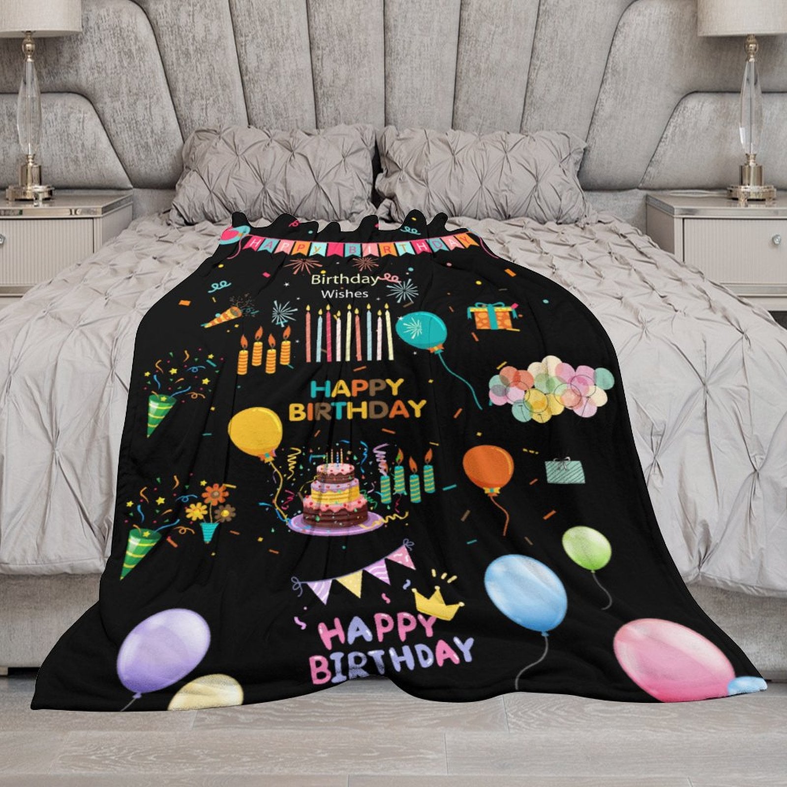 Buysing Customerized Personalized Blanket Custom Valentine's Day Gift for Mom Dad Girlfriend Boyfriend Wife Husband-
Birthday Gifts