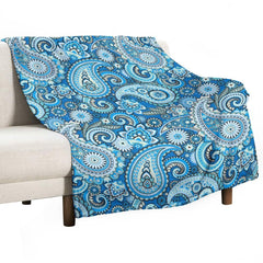 Buysing Customized Personalized Blanket Customize Valentines Day Gifts for Mom Dad Girlfriend Boyfriend Wife Husband-
Paisley 
Boho