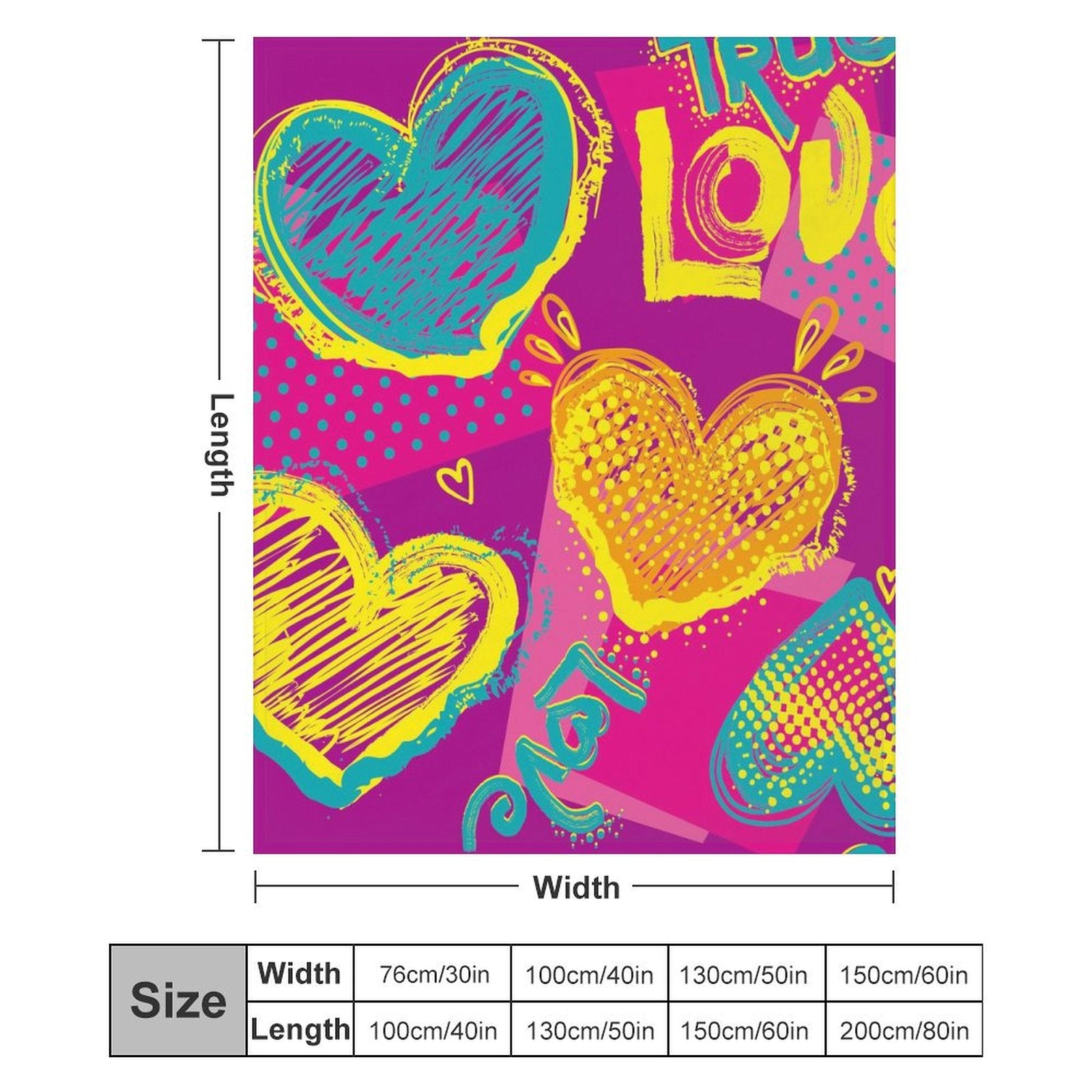 Buysing Customerized Personalized Blanket Custom Valentine's Day Gift for Mom Dad Girlfriend Boyfriend Wife Husband-heart Rose